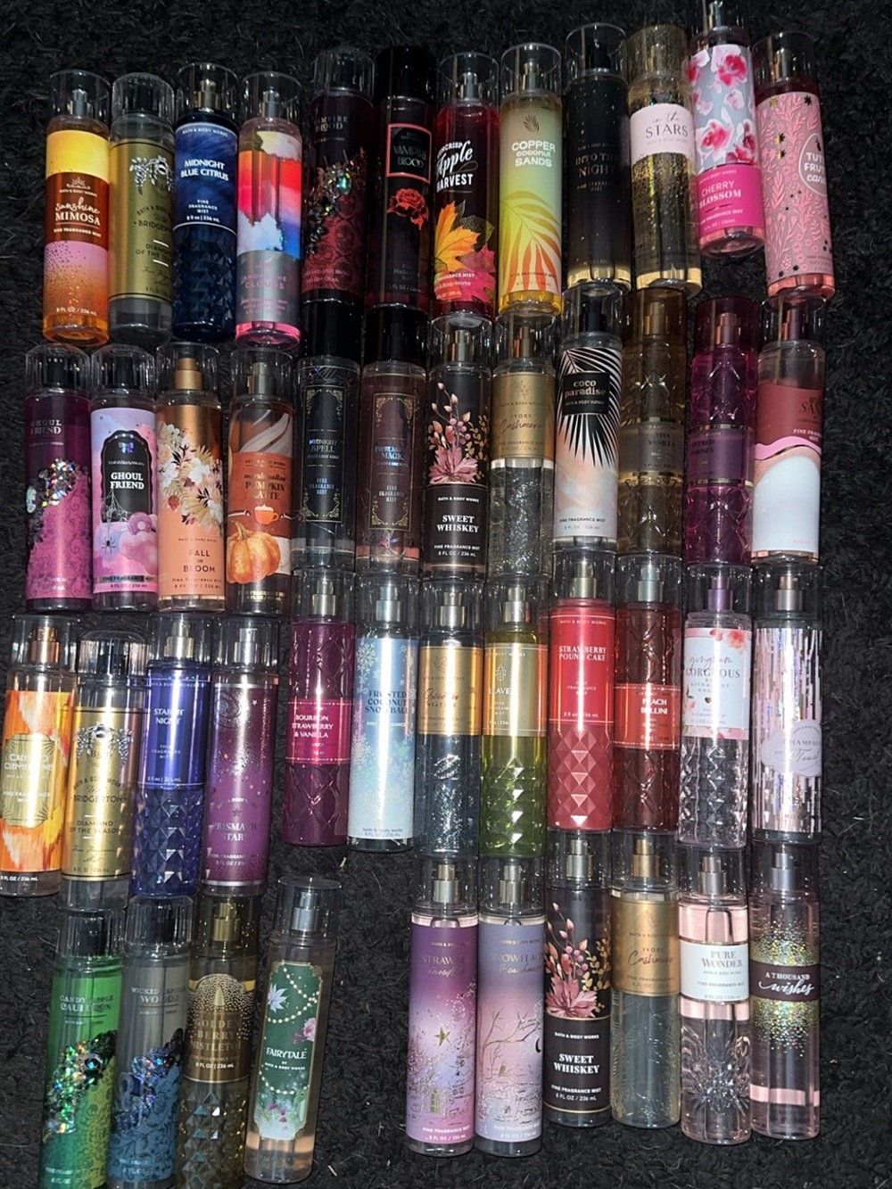 Bath and body work sprays